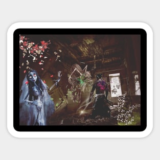 CORPSE BRIDE ART PRINTS Sticker